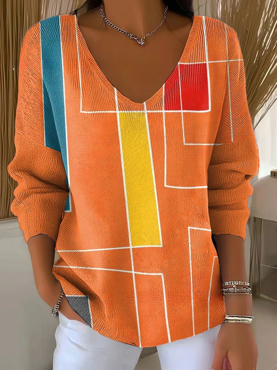 Beatrice – Pullover with V-Neck