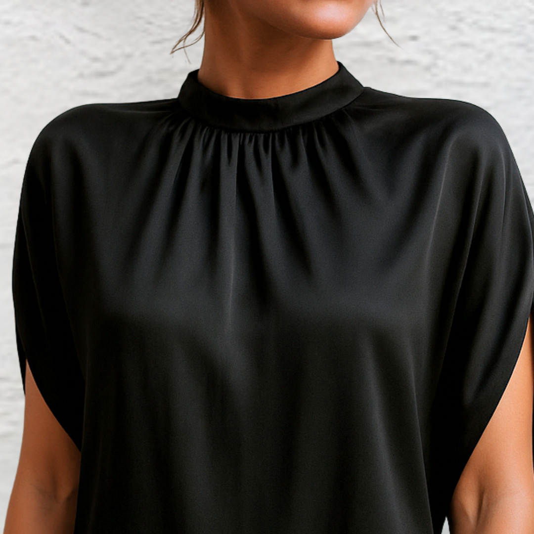 Anneline™ - ELEGANT DRESS WITH LUXE HEM DETAIL