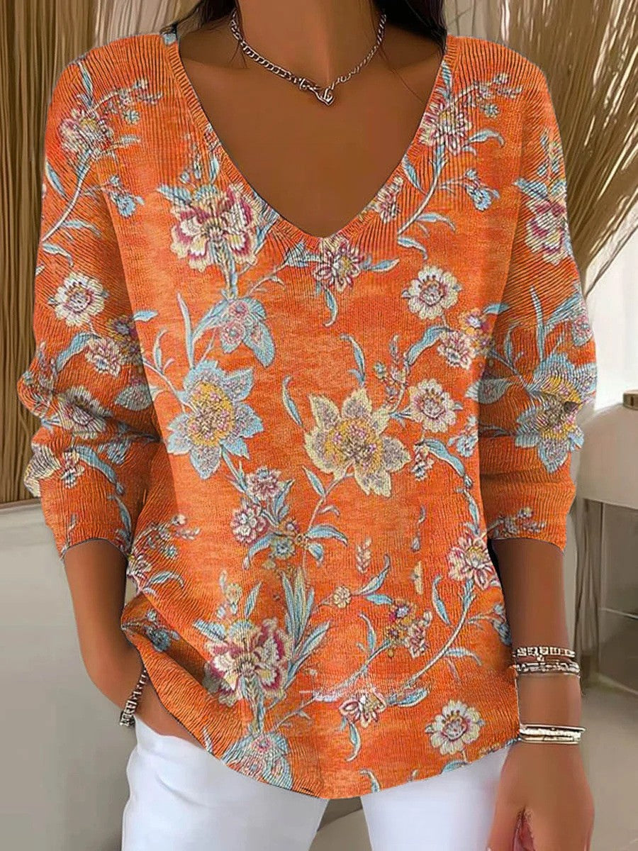 Beatrice – Pullover with V-Neck