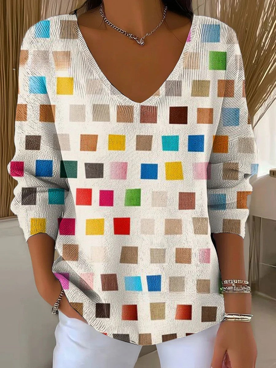 Beatrice – Pullover with V-Neck