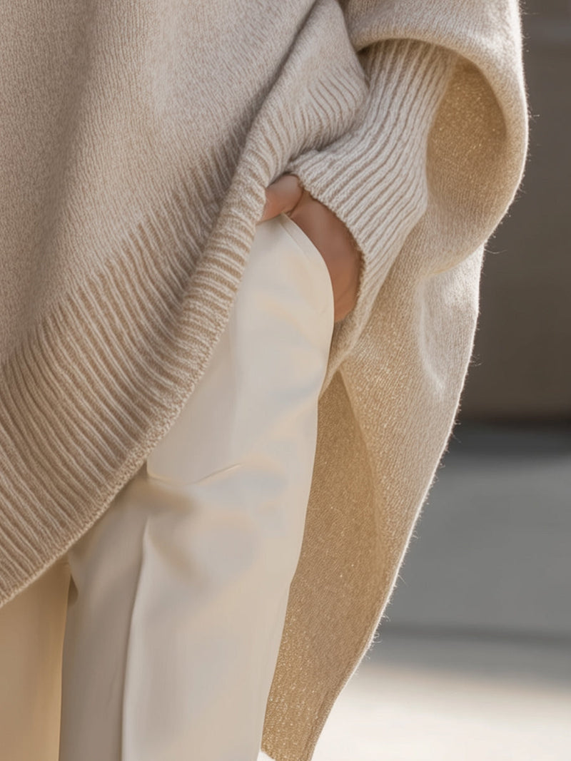 DANIELLA - FASHIONABLE OVERSIZE YARN SWEATER