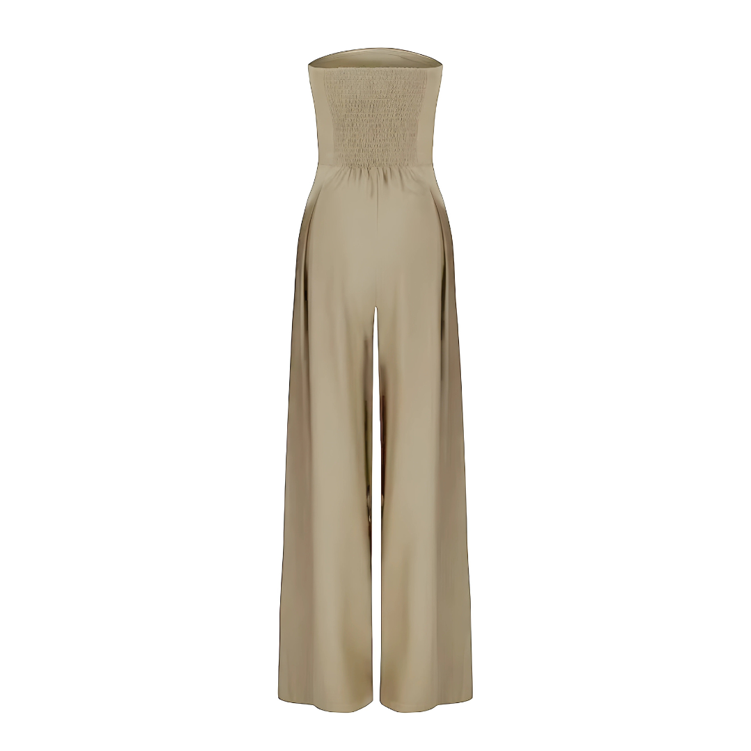Amélie™ - SLEEK JUMPSUIT WITH NO SLEEVES