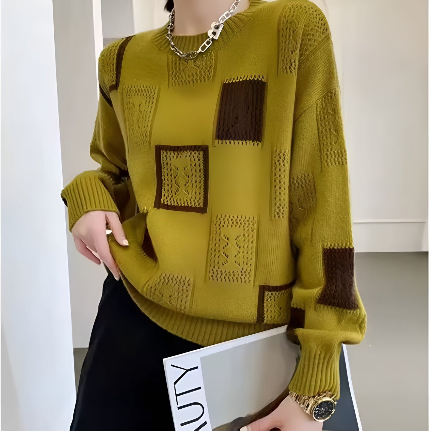 Alida™ – Elegant Knitted Sweatshirt