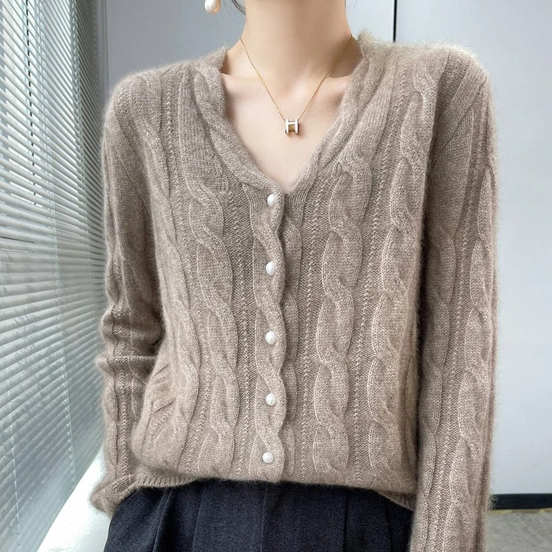 Athena | Rambouillet Wool Cardigan