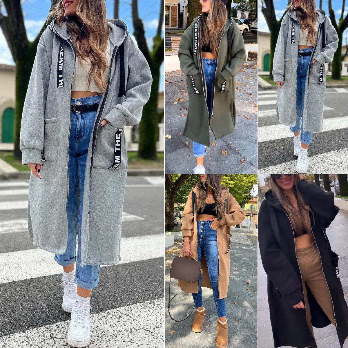 CLAUDETTE - URBAN HORIZON HOODED TUNIC
