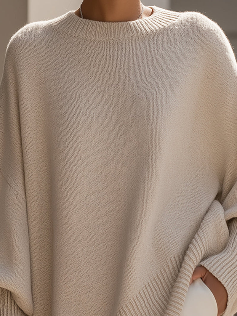 DANIELLA - FASHIONABLE OVERSIZE YARN SWEATER