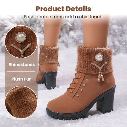 Alana™ - Chunky Heeled Boots