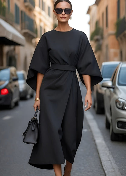 Aurora™ - Flowy Belted Maxi Dress