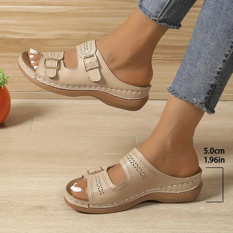 ERICA – EVERYDAY COMFORT WEDGE SANDALS