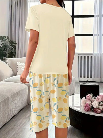 PRINCESSLEA - COZY FLORAL RELAXATION WEAR SET
