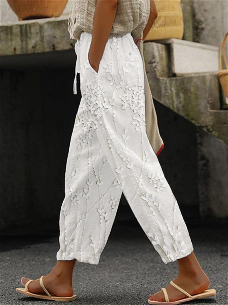 Aviora™ - Vine Printed Trousers