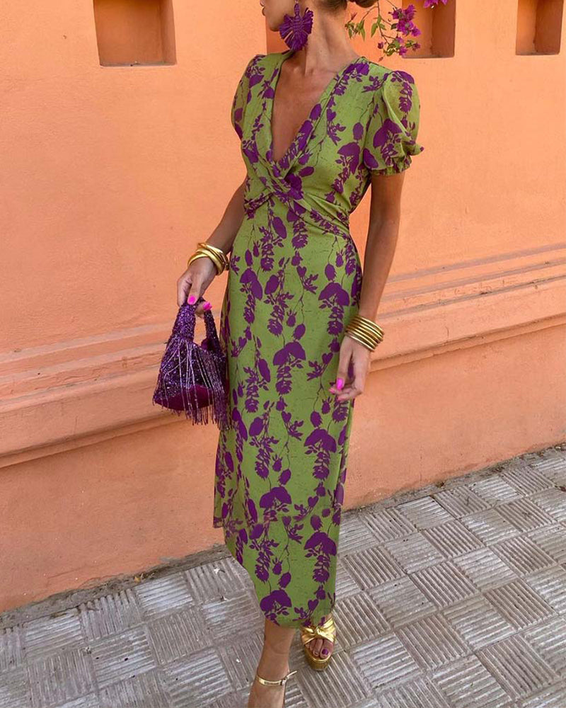 Celia - Elegant Floral Dress