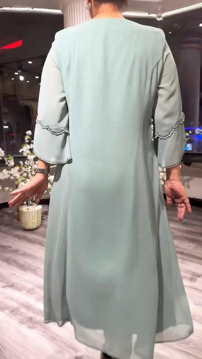 LAFRIZA - BREEZE FLOWY CHIFFON DRESS