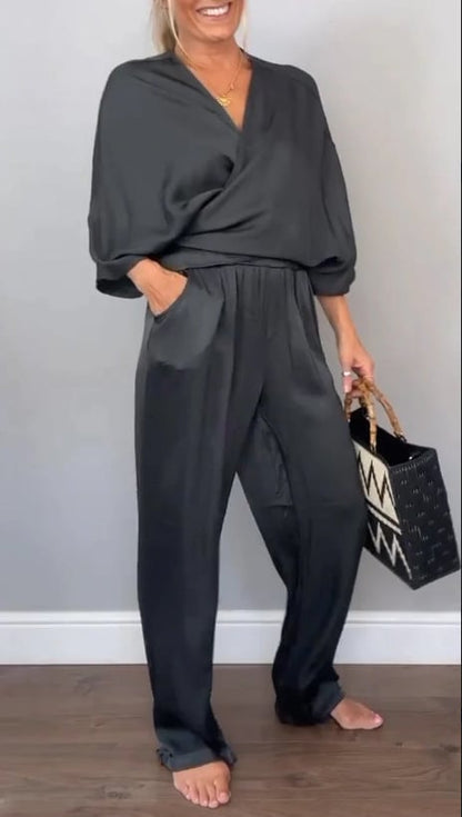 GELLI - LUXE COMFORT SATIN SUIT