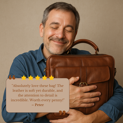 Damon | Genuine Leather Shoulder Bag for Men