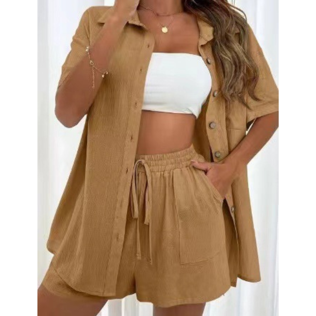 MERYL –  MODISH BUTTON-DOWN SET