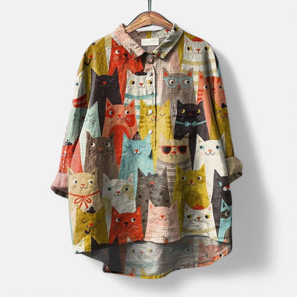 MACKENZIE - STYLISH GRAPHIC BLOUSE