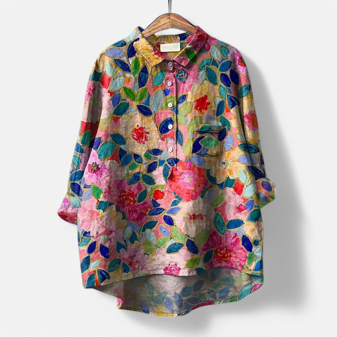 MACKENZIE - STYLISH GRAPHIC BLOUSE