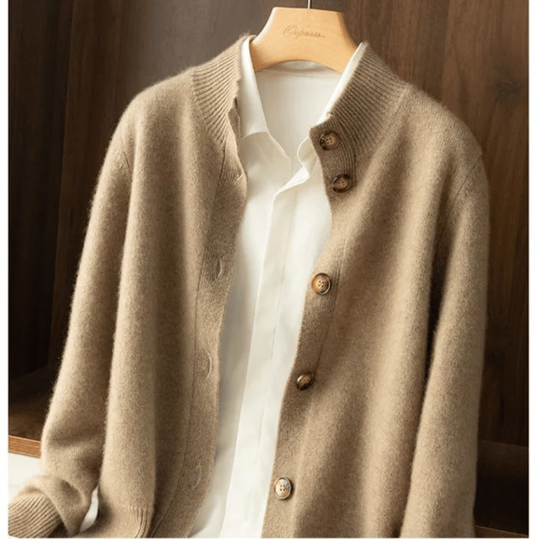 Celeste | Chic High-Neck Cardigan