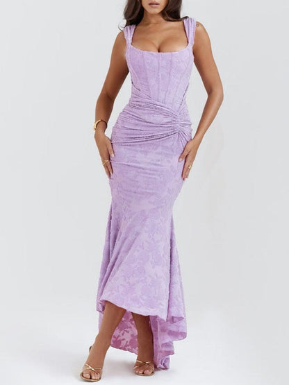 ROWAN - SKY BLOOM FLOWY MAXI DRESS