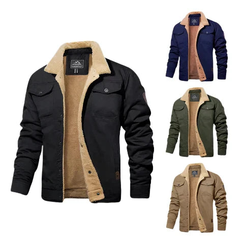 Evander | Luxe Fleece Cargo Jacket