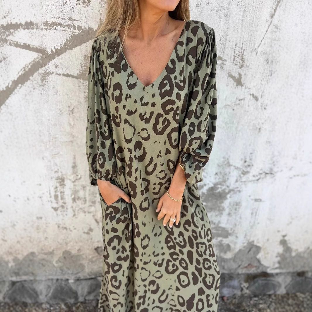 Denise™ - LEOPARD PRINT DRESS