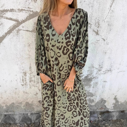 Denise™ - LEOPARD PRINT DRESS