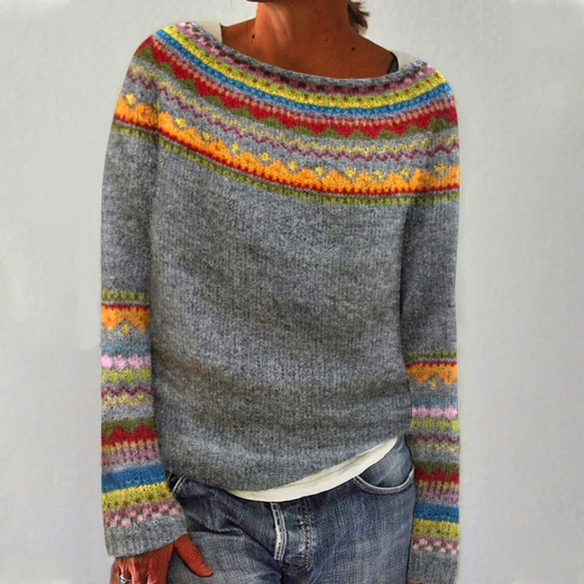Beatrice™ - Casual Retro Pullover