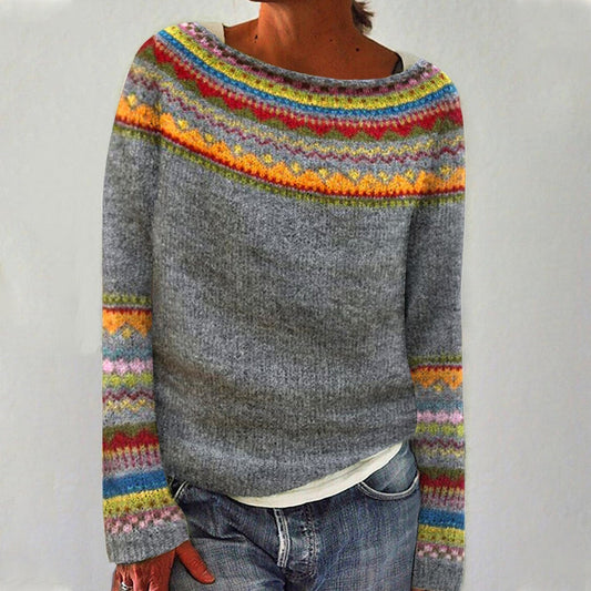 Beatrice™ - Casual Retro Pullover