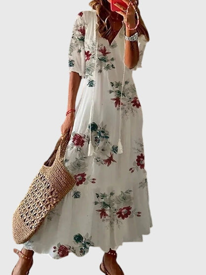 Amalia™ | Retro Bohemian Summer Dress