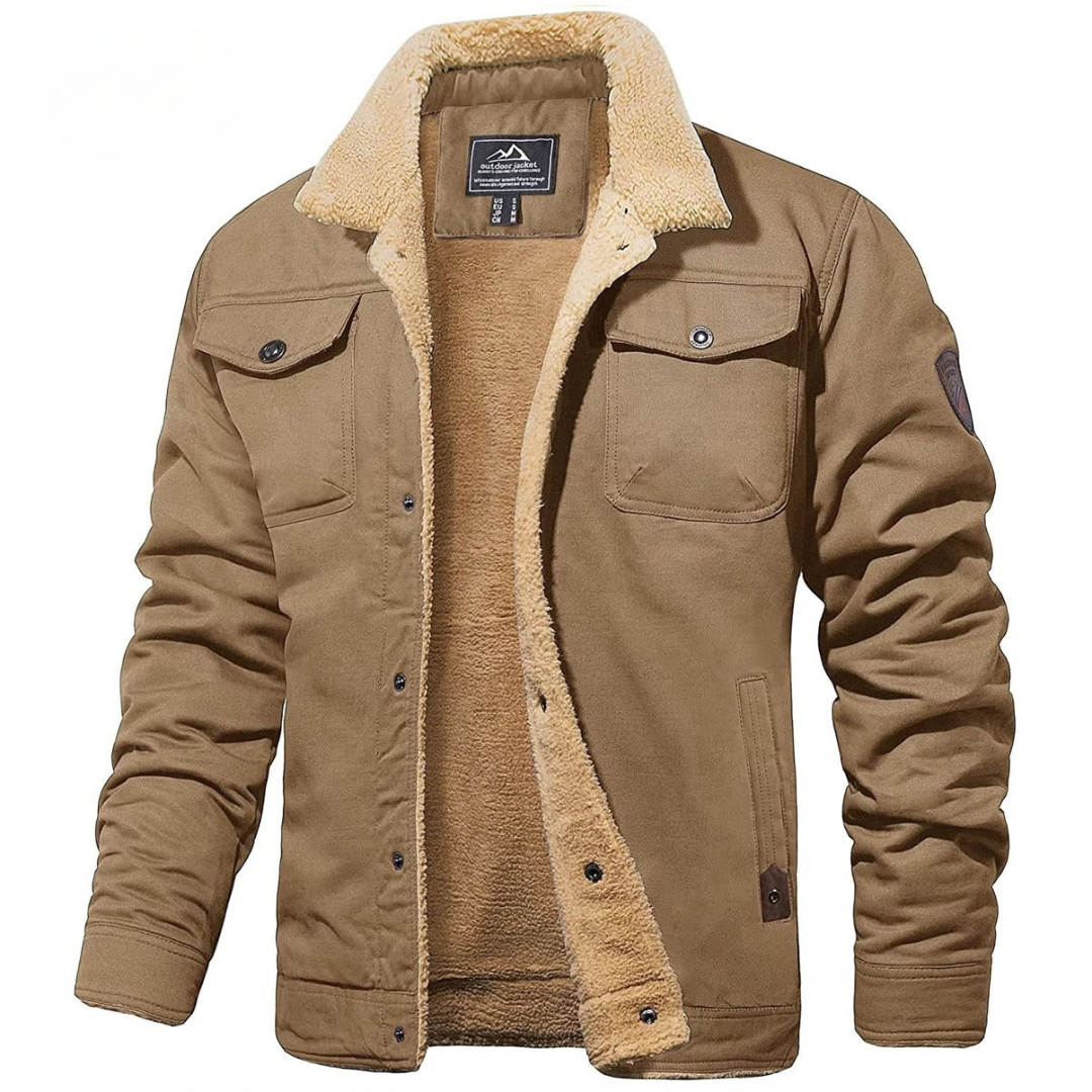 Evander | Luxe Fleece Cargo Jacket