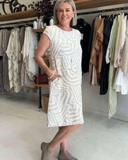 Avanille | Summer Dress with Round Neck