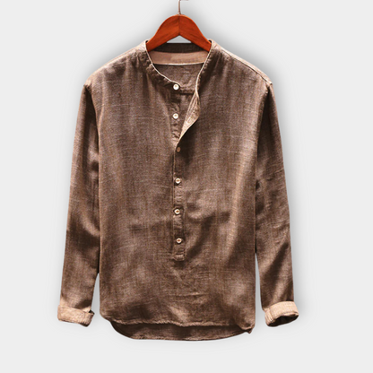 GRAYSON - CASUAL LINEN TOP