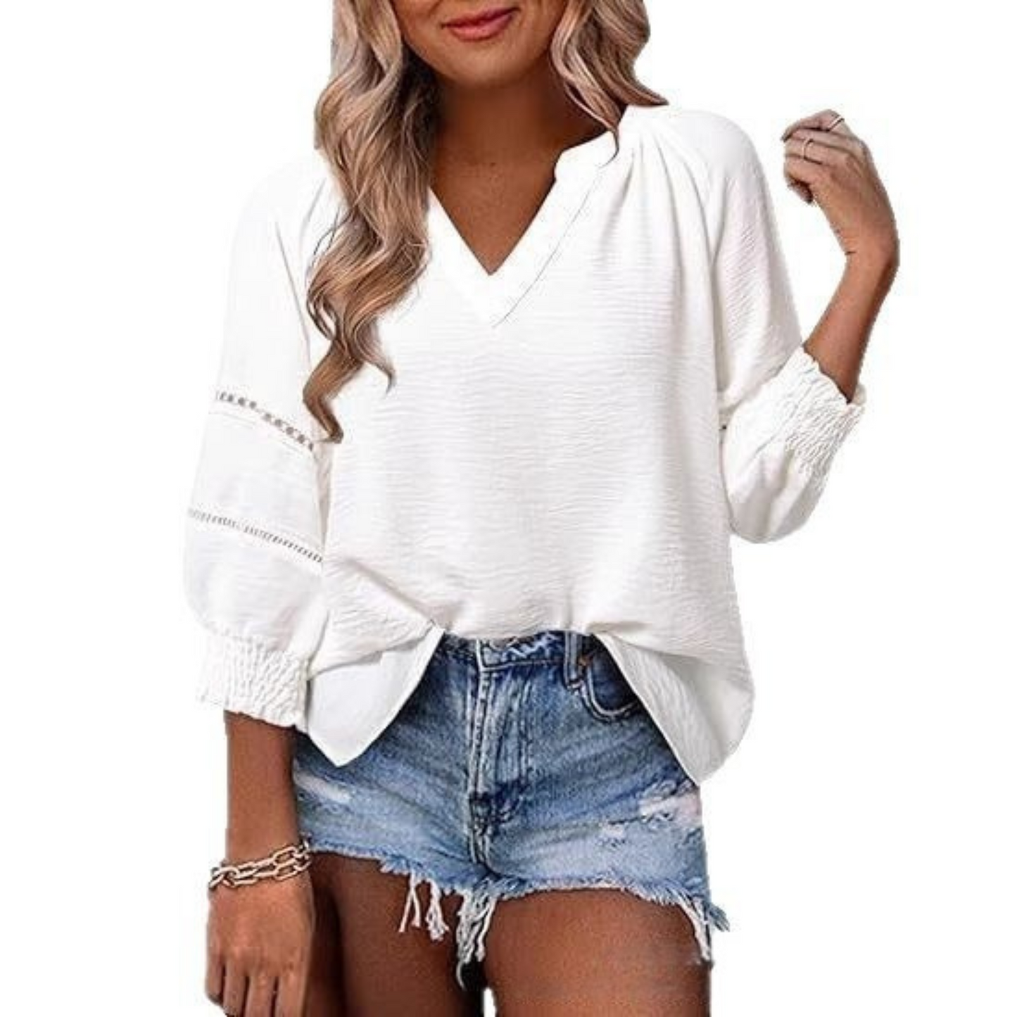NESTLE - LIGHTWEIGHT LUXE FLOWY BLOUSE