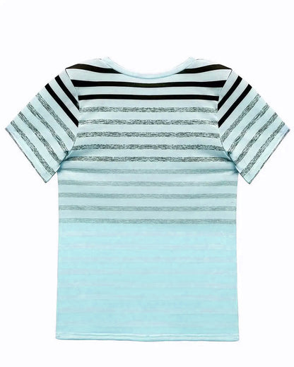 CAMILA - STRIPED CREW NECK T-SHIRT