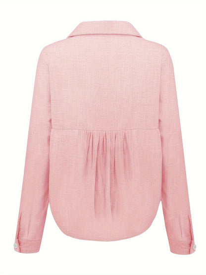 LEANNA  - BREEZY LINEN BLOUSE