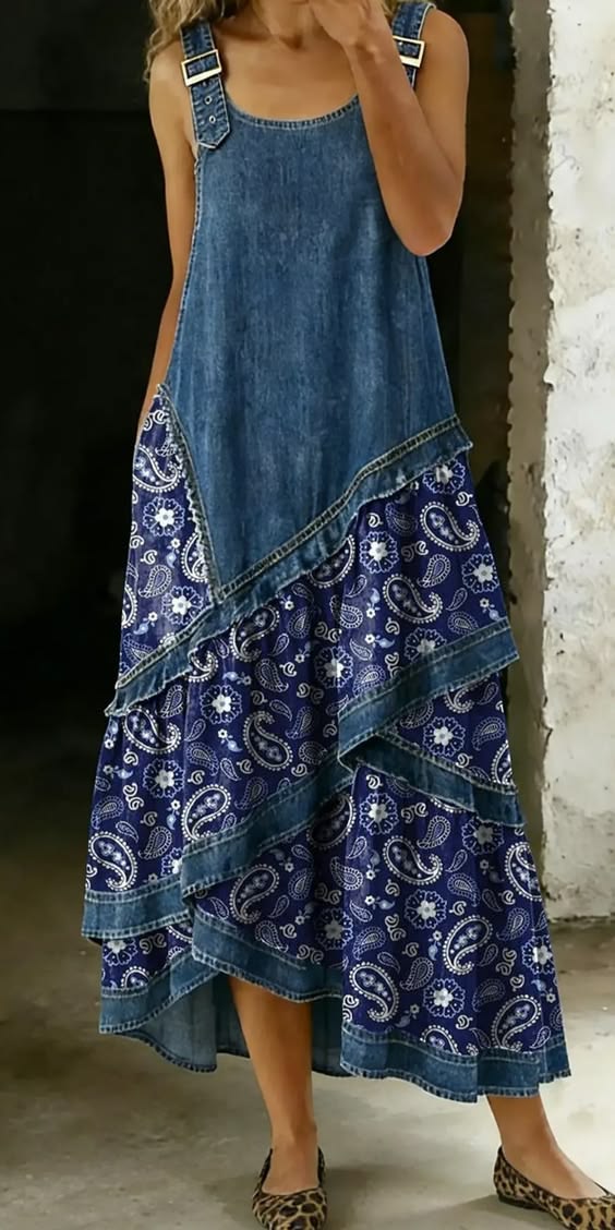 Aria | Creative Patchwork Maxi Gown