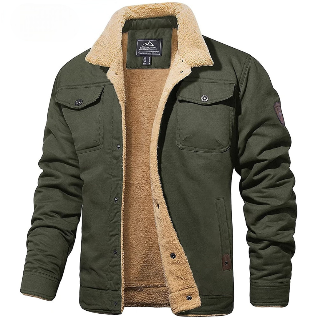Evander | Luxe Fleece Cargo Jacket
