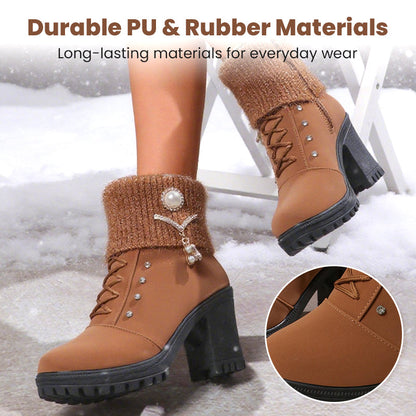 Alana™ - Chunky Heeled Boots