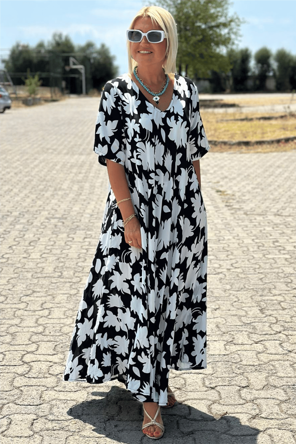 MALIA - ELEGANT FLOWY DRESS FOR TUMMY