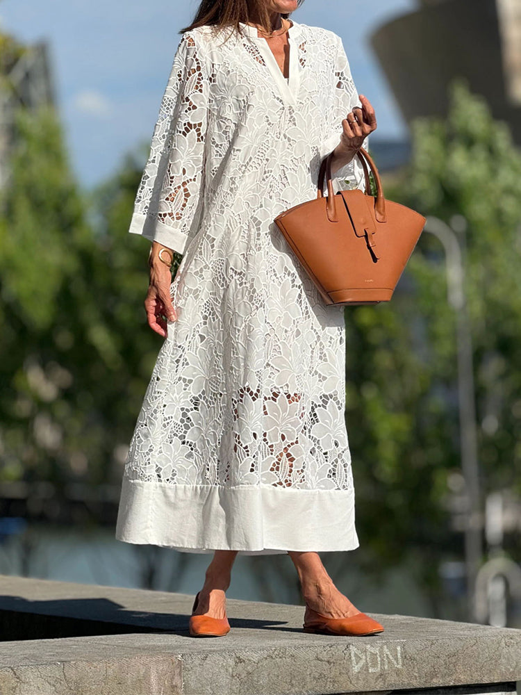 WHITNEY - CONTEMPORARY GLIDE LACE DRESS