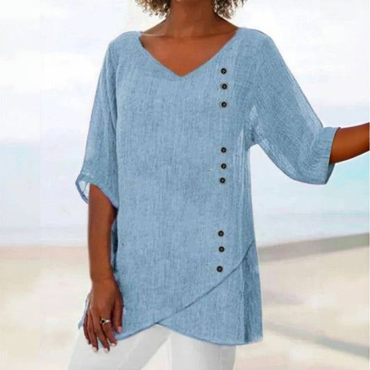 Alva™ – RELAXED ASYMMETRICAL BLOUSE