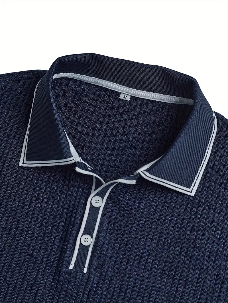Emilio™ - Men's Custom Ribbed Polo