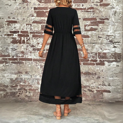 Aubrey™ – Figure-Enhancing Midi Dress for a Sleek Silhouette