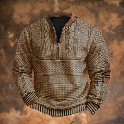 Ford™ - Textured Half-Zip Pullover Sweater