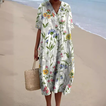 GABRIELA - BLOOM THEMED CASUAL DRESS