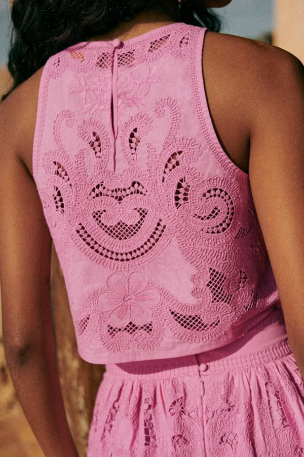 MELISSA - CHIC PINK LACE SET