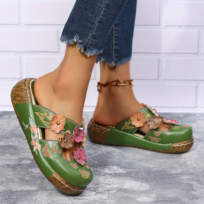 LARKIN - MODERN NON-SKID WEDGE SANDALS