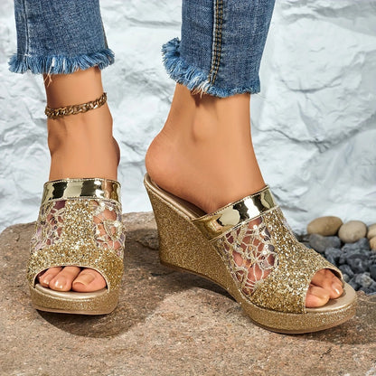 Alexis - Elegant lace high-heeled sandals