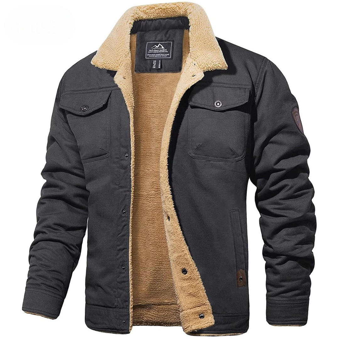 Evander | Luxe Fleece Cargo Jacket
